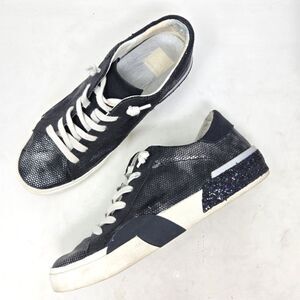 DOLCE VITA Stylish Black Women's Zina Sneakers Size 8
